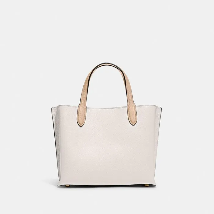 Women Totes and Carryalls Coach Willow Tote 24 In Colorblock Brasschalk Multi Women Totes and Carryalls Coach Willow Tote 24 In Colorblock Brasschalk Multi