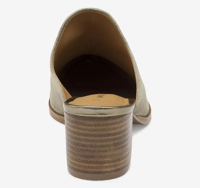 Women Trista Mule Taupe Italian Suede JohnstonandMurphy Mules and Loafers Women Trista Mule Taupe Italian Suede JohnstonandMurphy Mules and Loafers