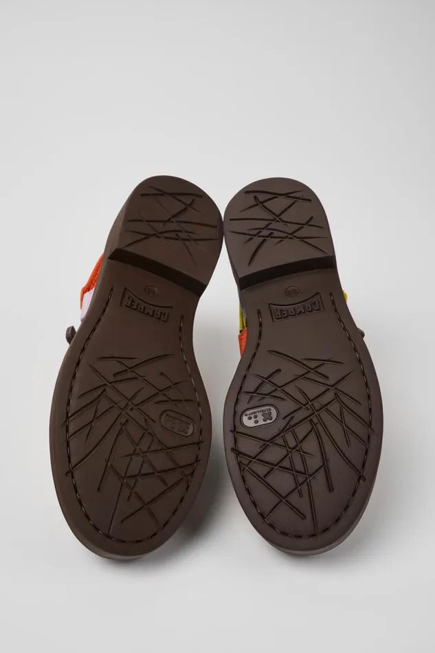 Women Twins Multicolored Leather And Textile Shoes Camper Formal Shoes Women Twins Multicolored Leather And Textile Shoes Camper Formal Shoes