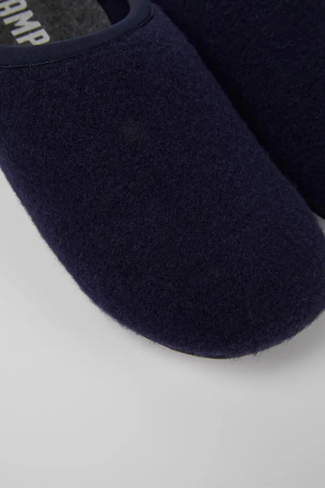 Women Wabi Blue Slippers Camper Non Leather Shoes