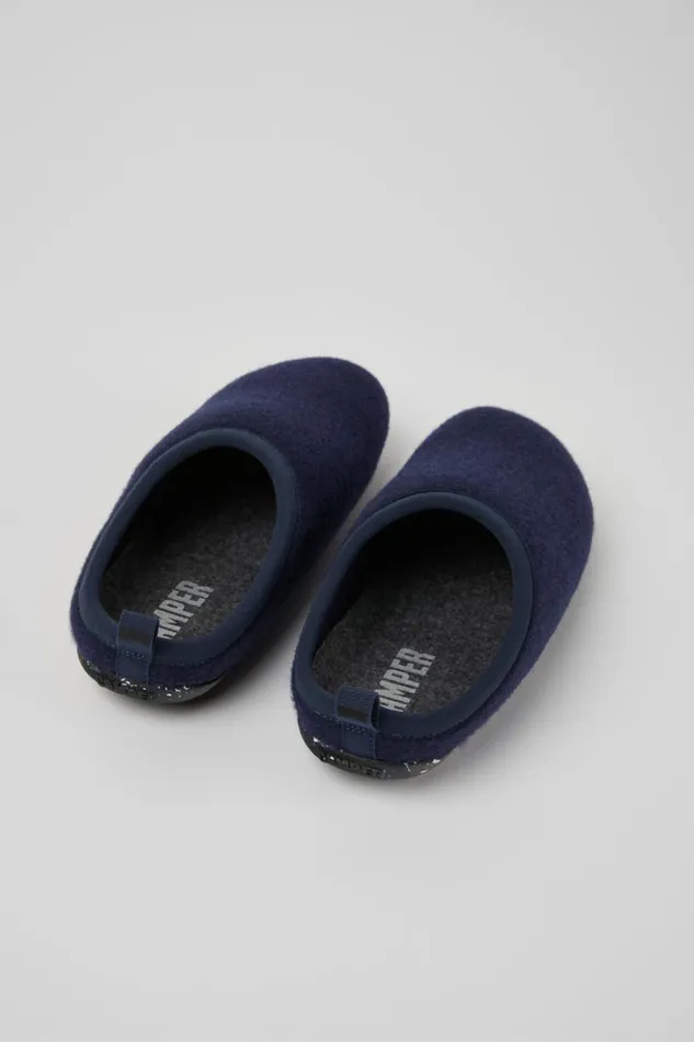 Women Wabi Blue Slippers Camper Non Leather Shoes