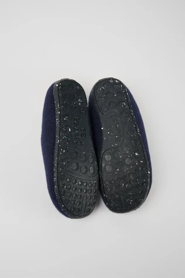 Women Wabi Blue Slippers Camper Non Leather Shoes