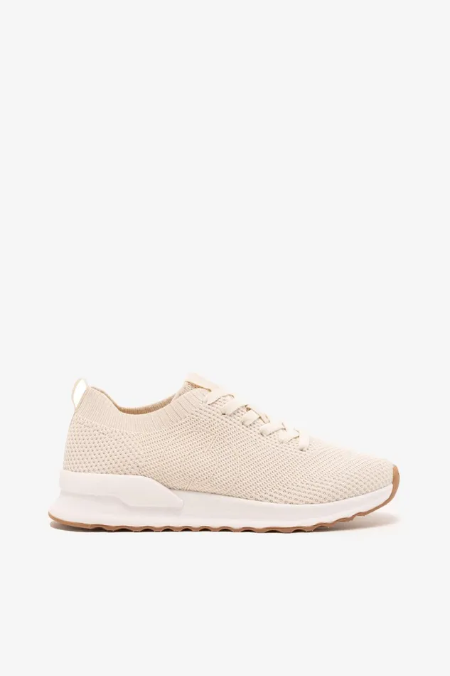 Women White Conde Knitted Trainers Ecoalf Sneakers