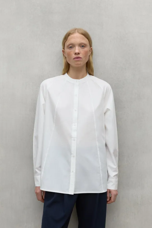 Women White Lina Shirt Ecoalf Shirts