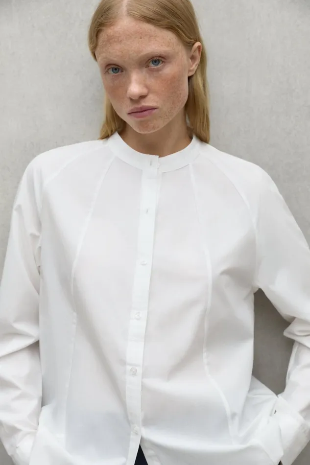 Women White Lina Shirt Ecoalf Shirts