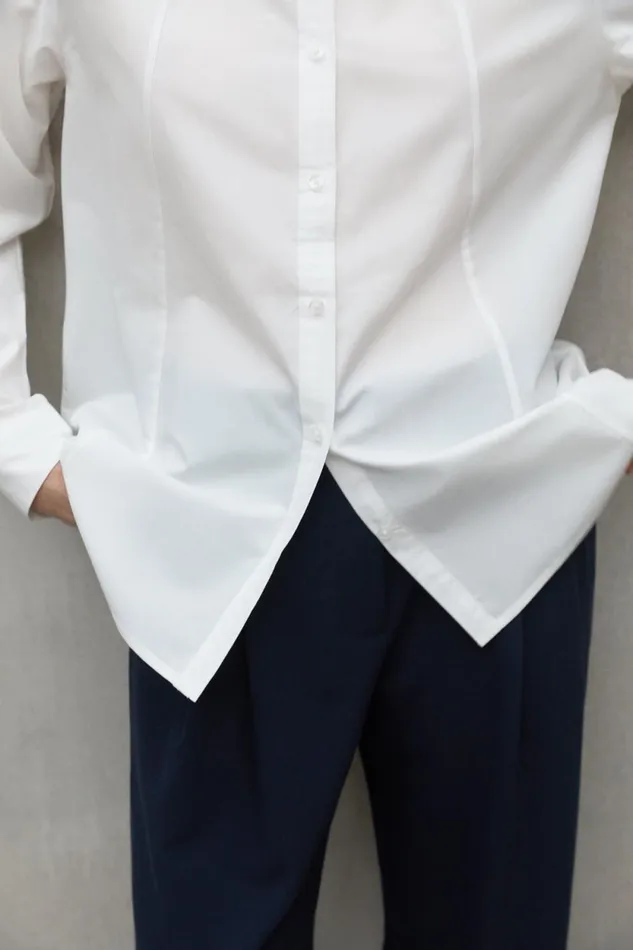 Women White Lina Shirt Ecoalf Shirts
