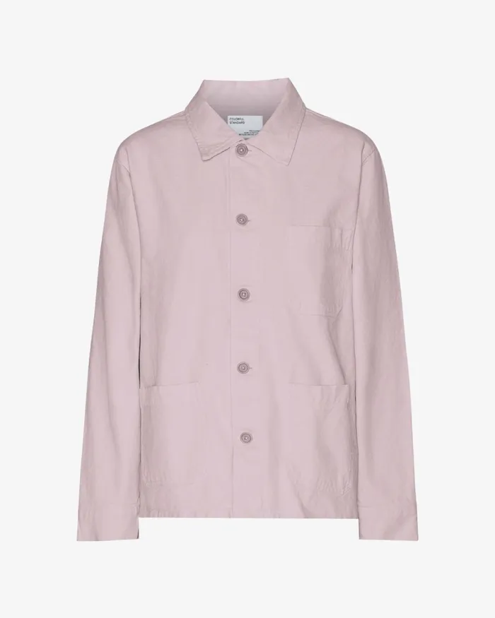 Women Workwear Jackets Colorful Standard Organic Workwear Jacket Faded Pink