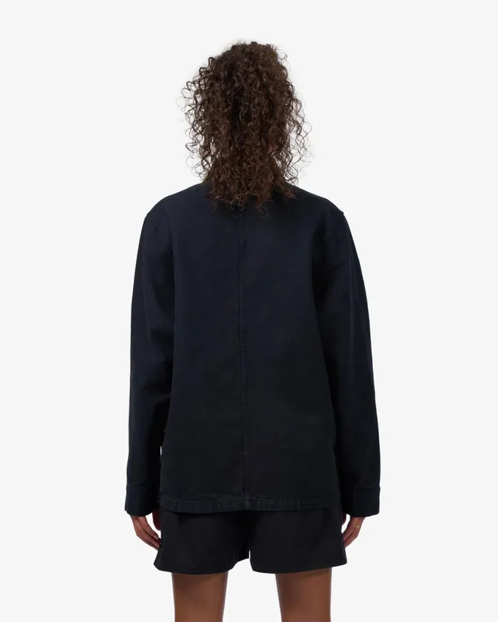 Women Workwear Jackets Colorful Standard Organic Workwear Jacket Stone Blue