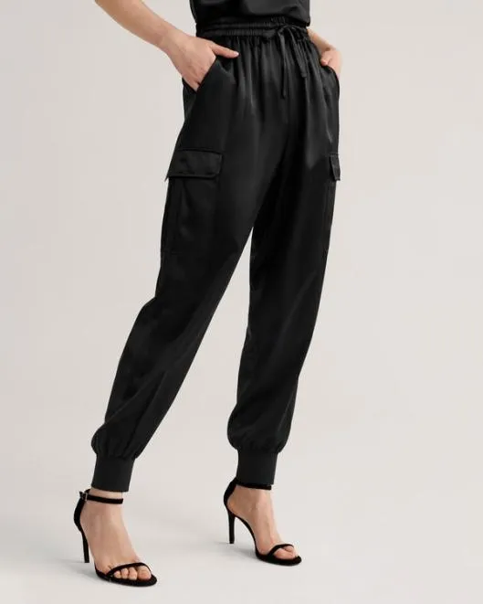 Womenx27s Lightweight Silk Safari Pants 8211 Perfect For Work And Play Women Lilysilk Bottoms