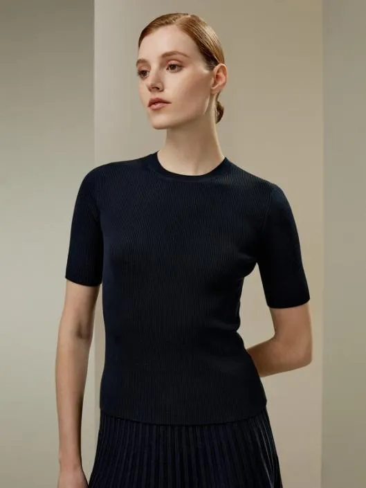 Womenx27s Silk Knit Top Women Lilysilk Essentials