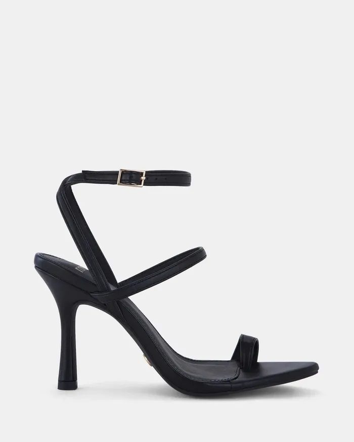 Women YESSY BLACK High Heels Party NOVO Shoes