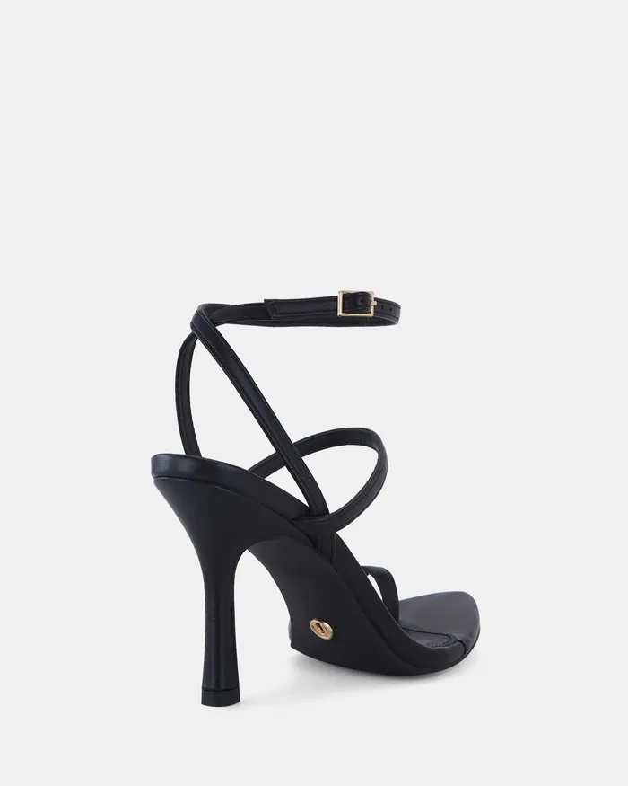 Women YESSY BLACK High Heels Party NOVO Shoes
