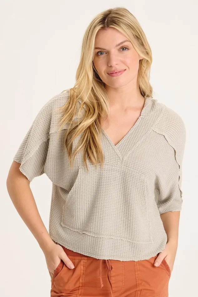 XCVI Elrin Hooded Poncho Women CoverUps