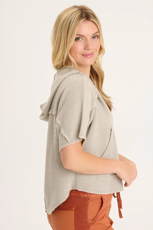 XCVI Elrin Hooded Poncho Women CoverUps