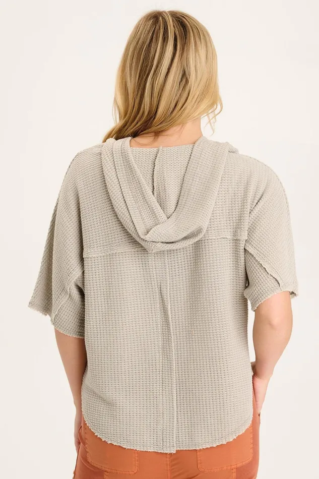 XCVI Elrin Hooded Poncho Women CoverUps