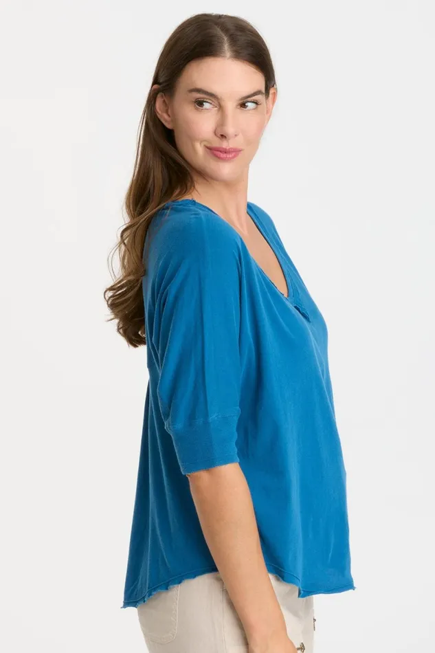 XCVI Gardiner Banded Sleeve Top 20 Women Tees