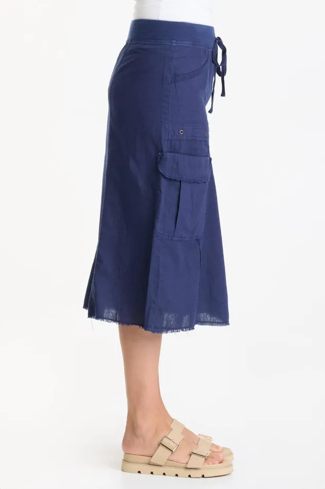 XCVI Linen Bellamy Skirt Women Skirts