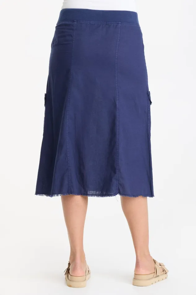 XCVI Linen Bellamy Skirt Women Skirts