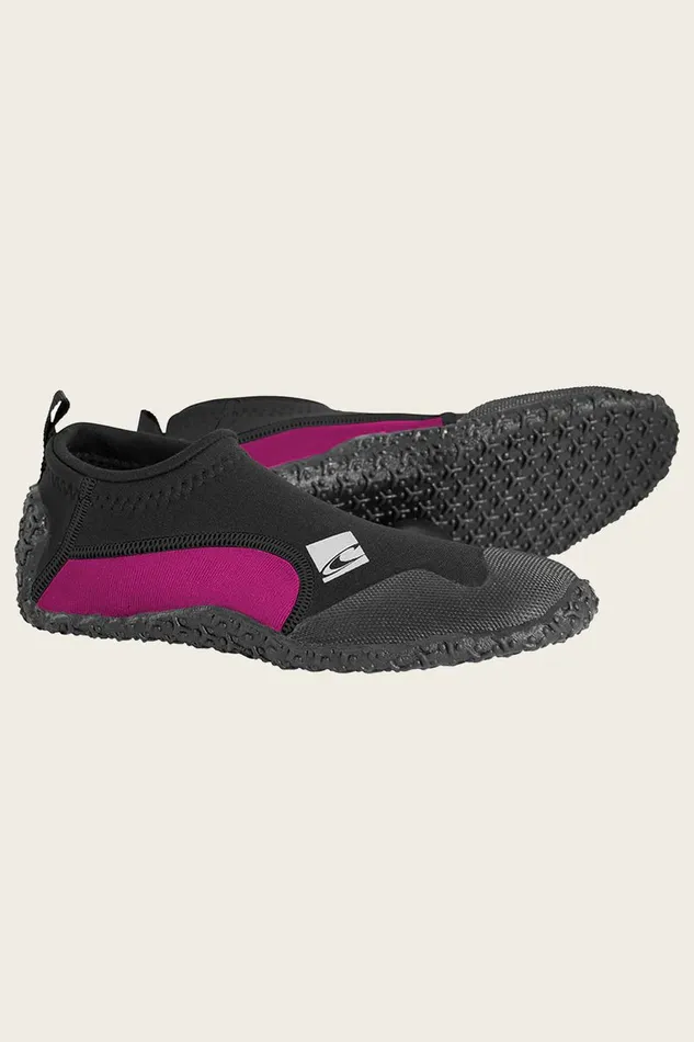 YOUTH REACTOR REEF 2MM BOOT Blkpunkpnk Women O039NEILL Youth Wetsuits