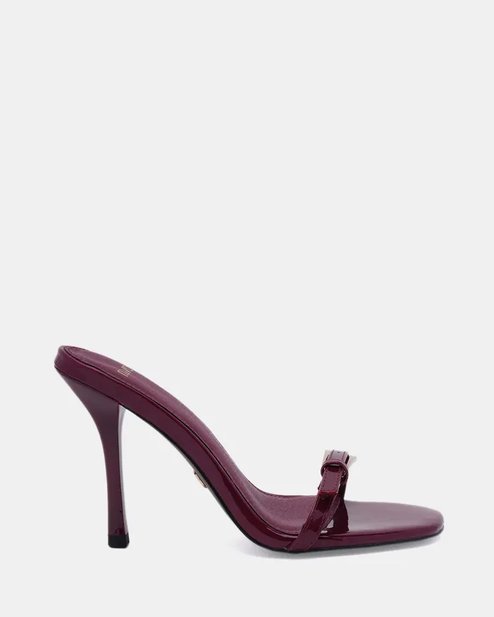 ZABLAZE DEEP RED PATENT Mules Party NOVO Shoes Women