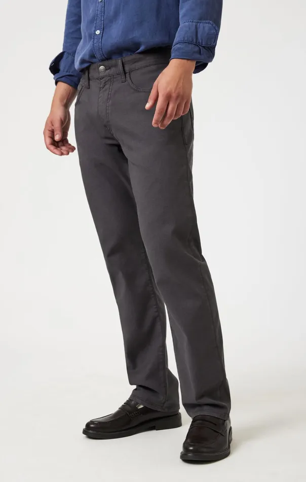 Zach Straight Leg In Ash Luxe Twill Men Mavi Jeans Pants Zach Straight Leg In Ash Luxe Twill Men Mavi Jeans Pants